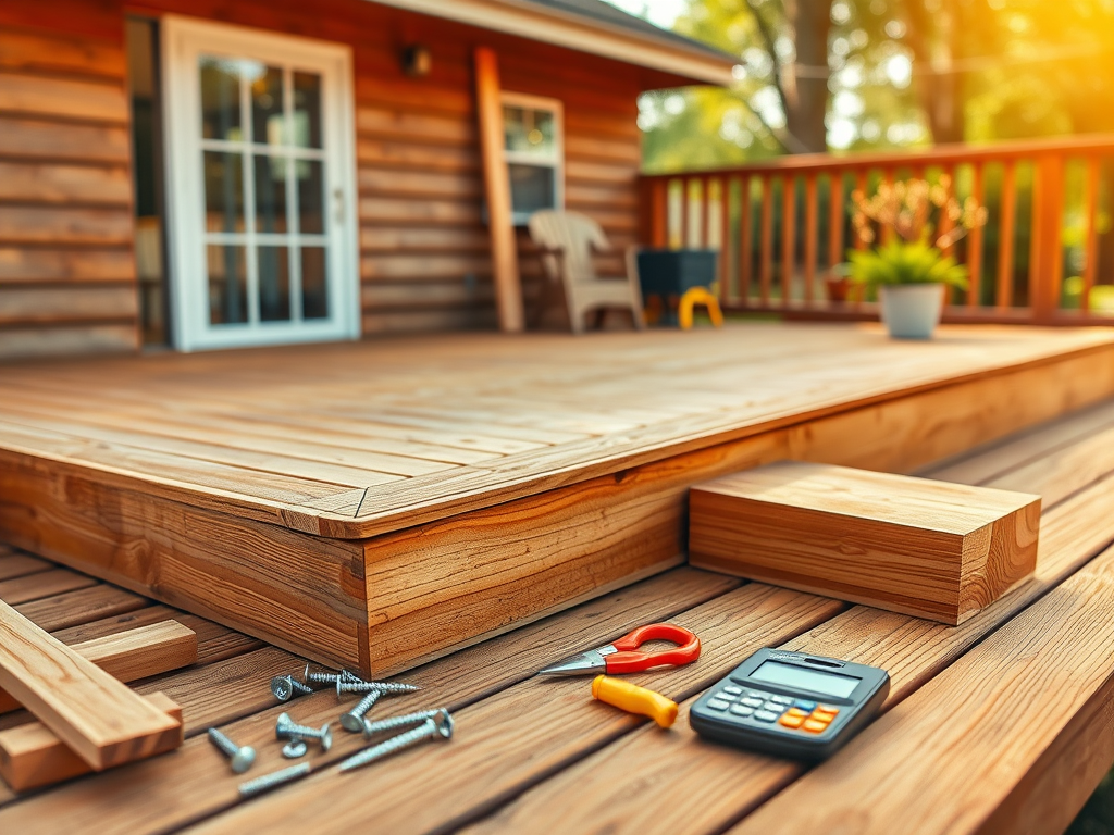 Proceso paso a paso de construcción de una tarima exterior